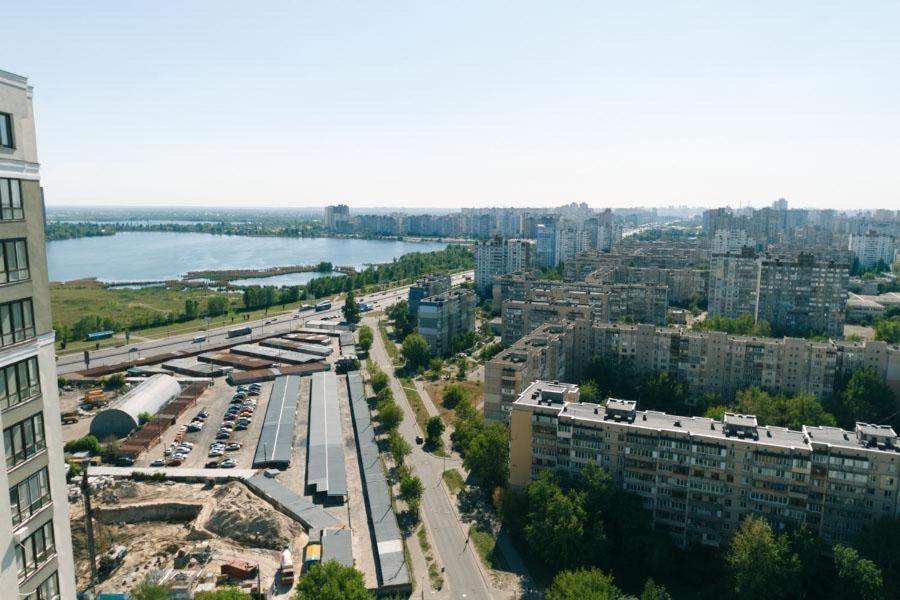 Видовая На 25 Этаже Kiev Eksteriør bilde